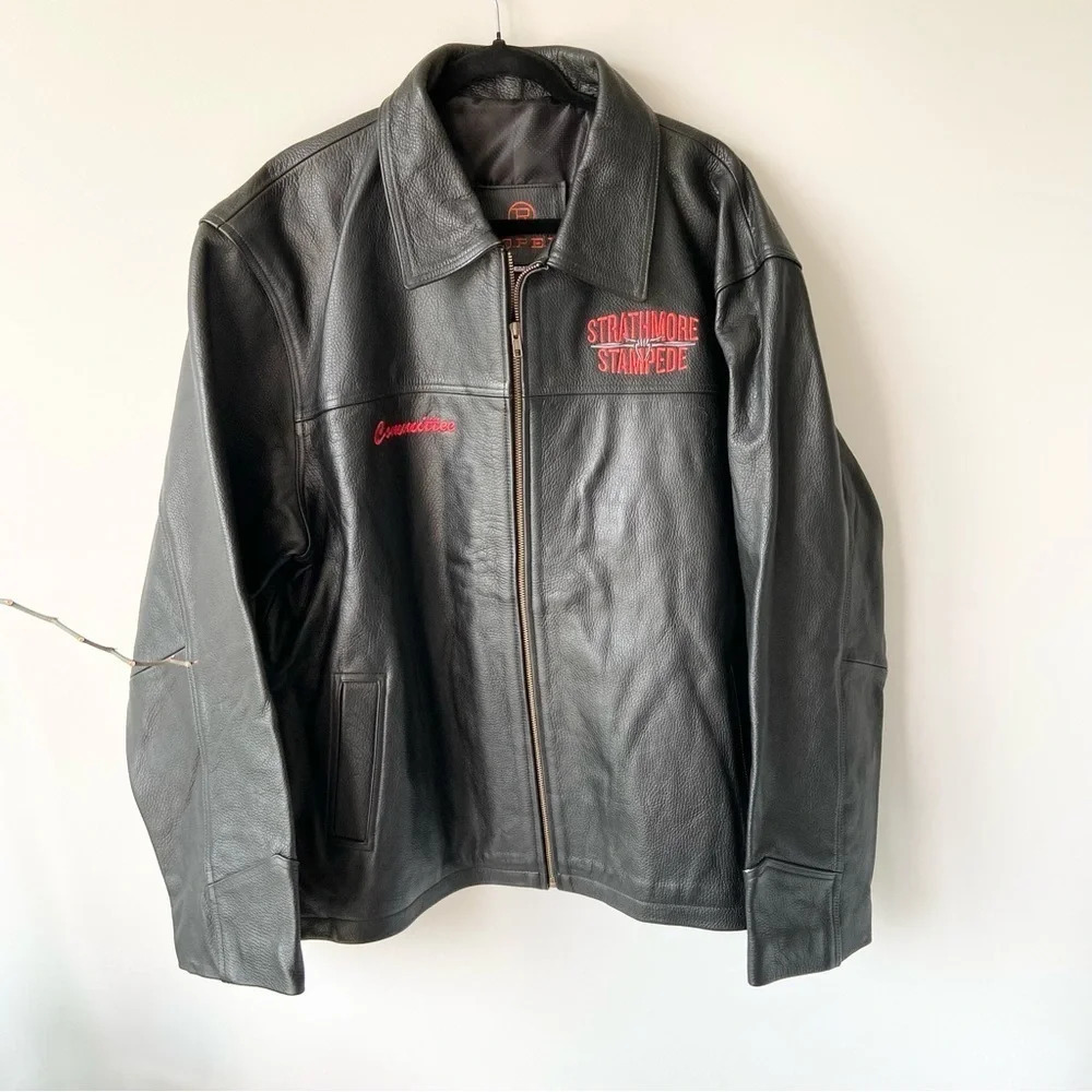 Roper Strathmore Stampede Western Leather Jacket - Picture 1 of 16